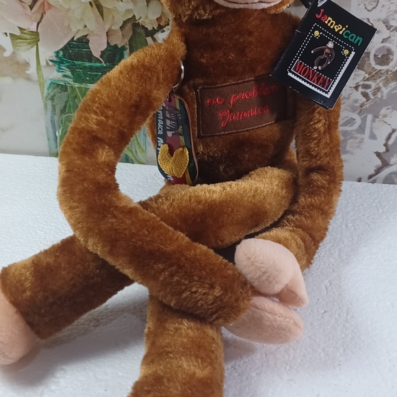 Rasta Monkey Jamaican Dreadlock Reggae Plush 15” No Problem Jamaica. Excellent f - Picture 10 of 11